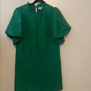 THML Green Floral Dress